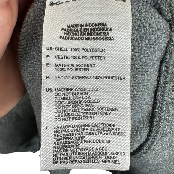 Adidas Gray Hooded Chartreuse Embroidered Pullover Sweatshirt Men's Size XL - Picture 6 of 6